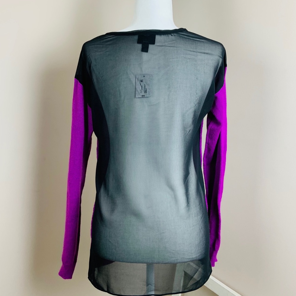 Nicole long sleeve sweater top size Small (NWT) - Picture 3 of 4